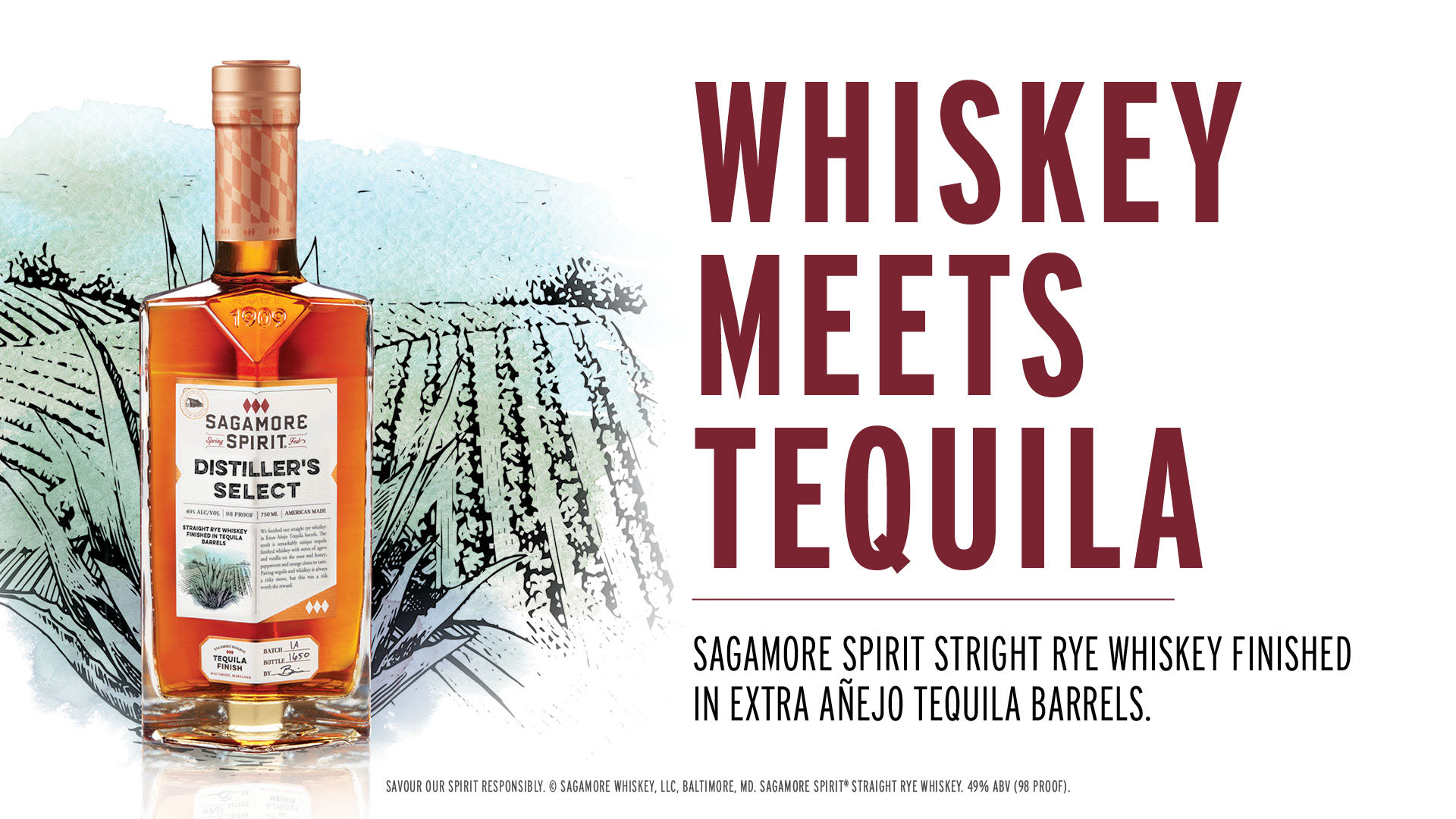 Sagamore Spirit Straight Rye Whiskey in Extra Añejo barrels