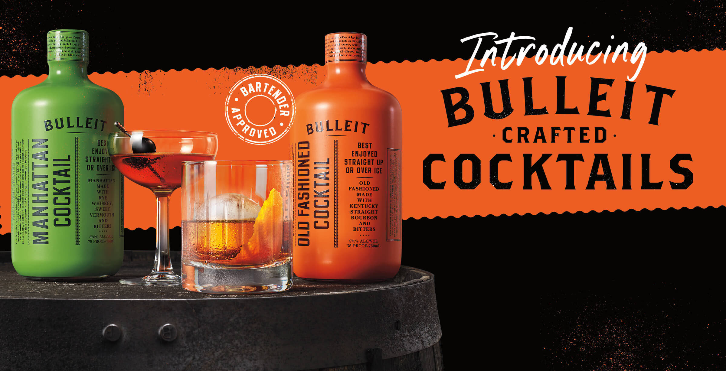 Bulleit Frontier Whiskey Introduces Ready to Serve Cocktails